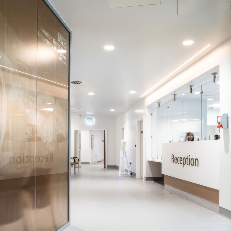 Ealing Hospital reception